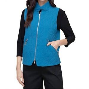 NEW LIV kaleidoscope city vest in ocean